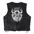Chaleco de piel original más espaldera bordada AMON AMARTH Death Metal