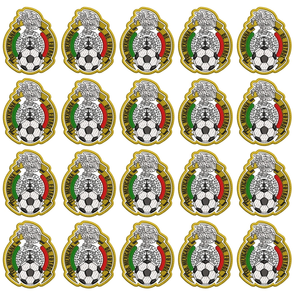 Pack Parches Bordados SELECCION MEXICANA 80´S