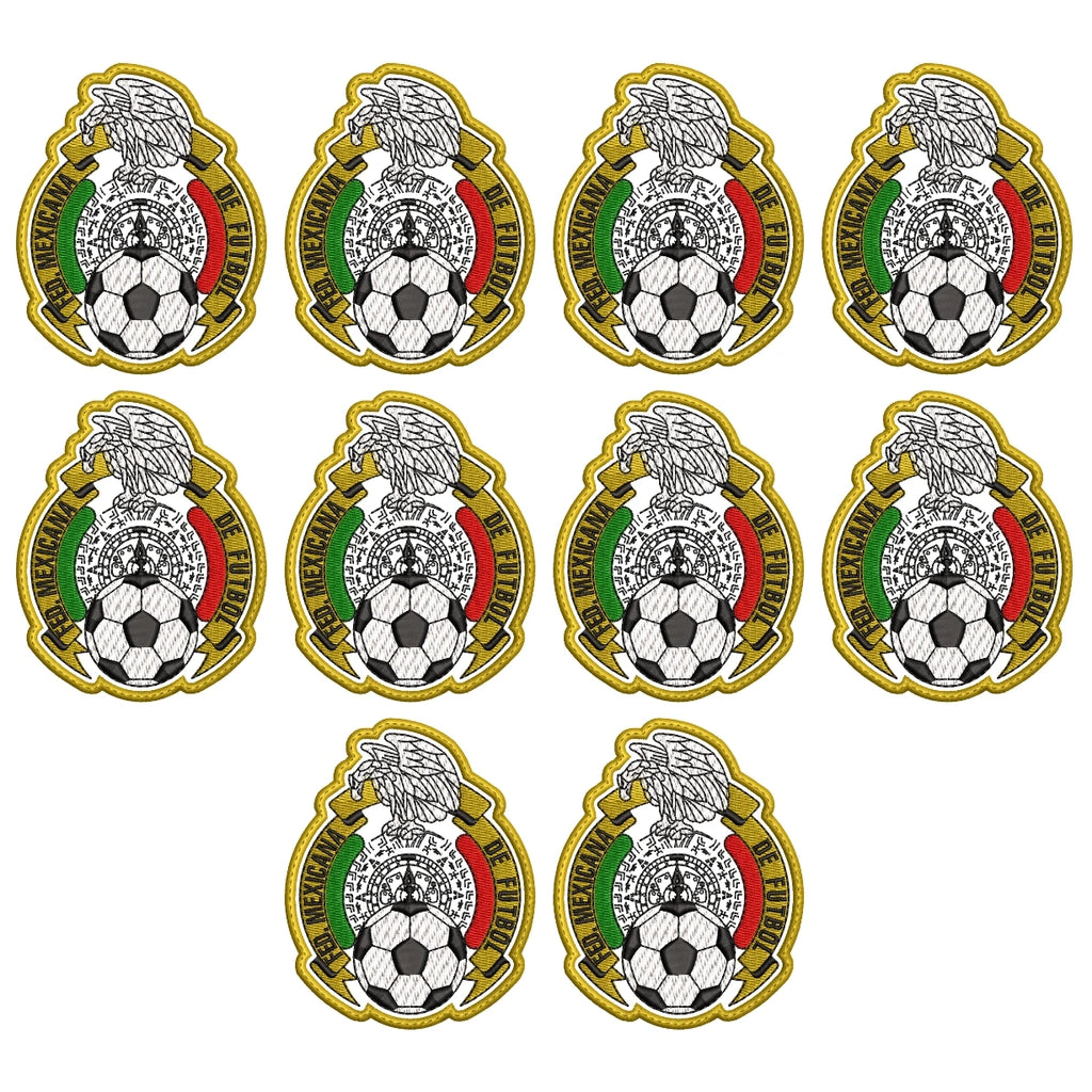 Pack Parches Bordados SELECCION MEXICANA 80´S