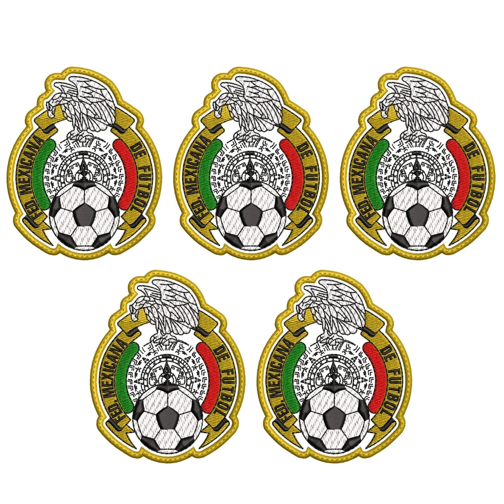 Pack Parches Bordados SELECCION MEXICANA 80´S