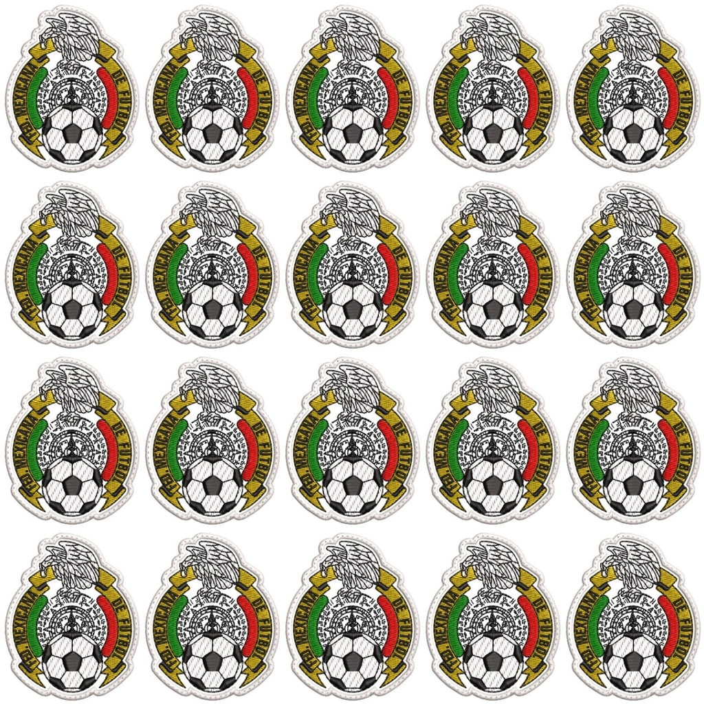 Pack Parches Bordados SELECCION MEXICANA 80´S