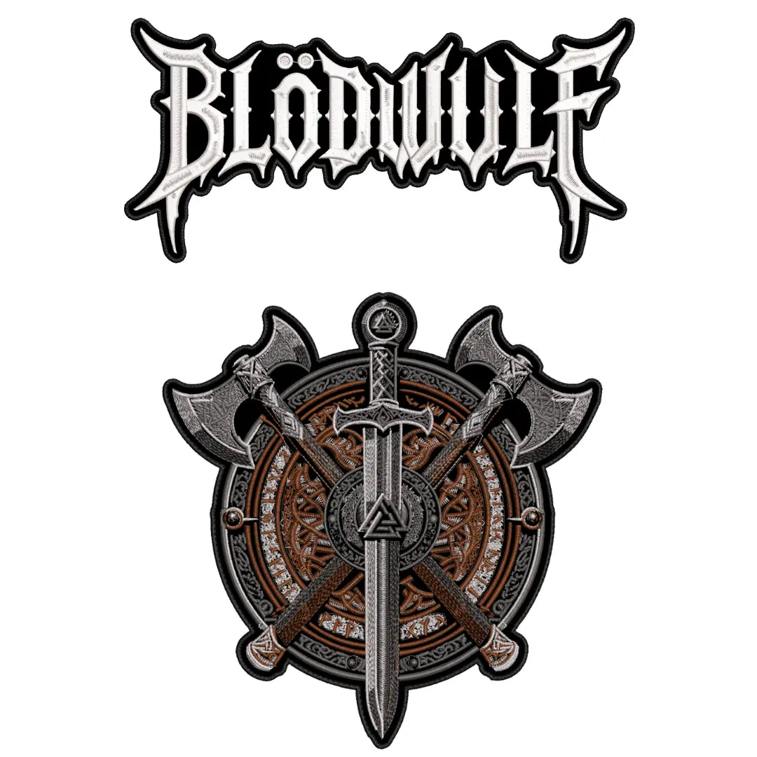 Espaldera Bordada BLÜDWÜLF Blackened Crust Punk Thrash Metal