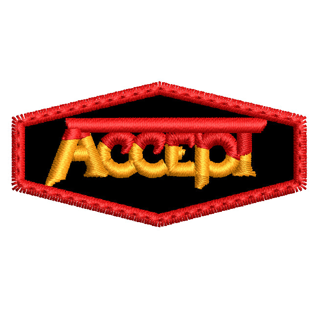 Parche Bordado Mini ACCEPT Heavy Metal