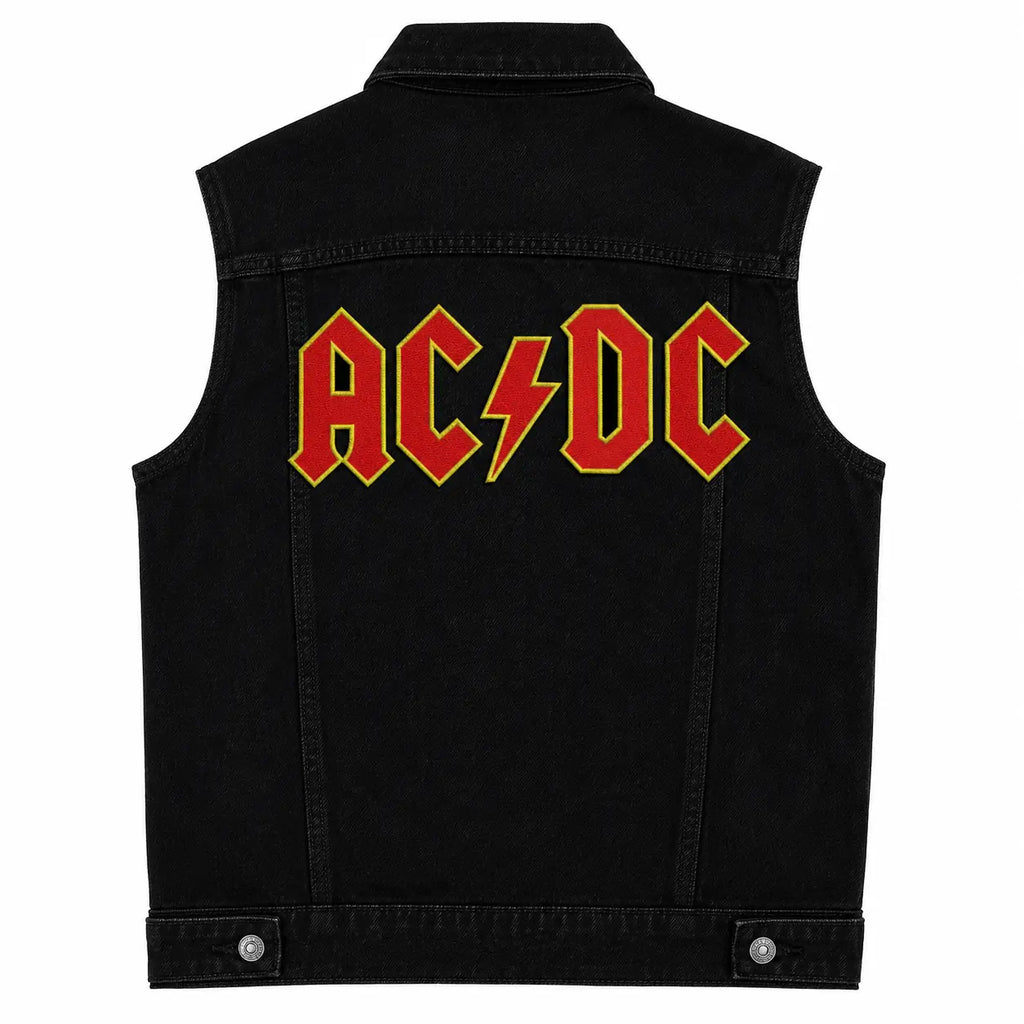 Chaleco de Mezclilla más Espaldera ACDC Hard Rock