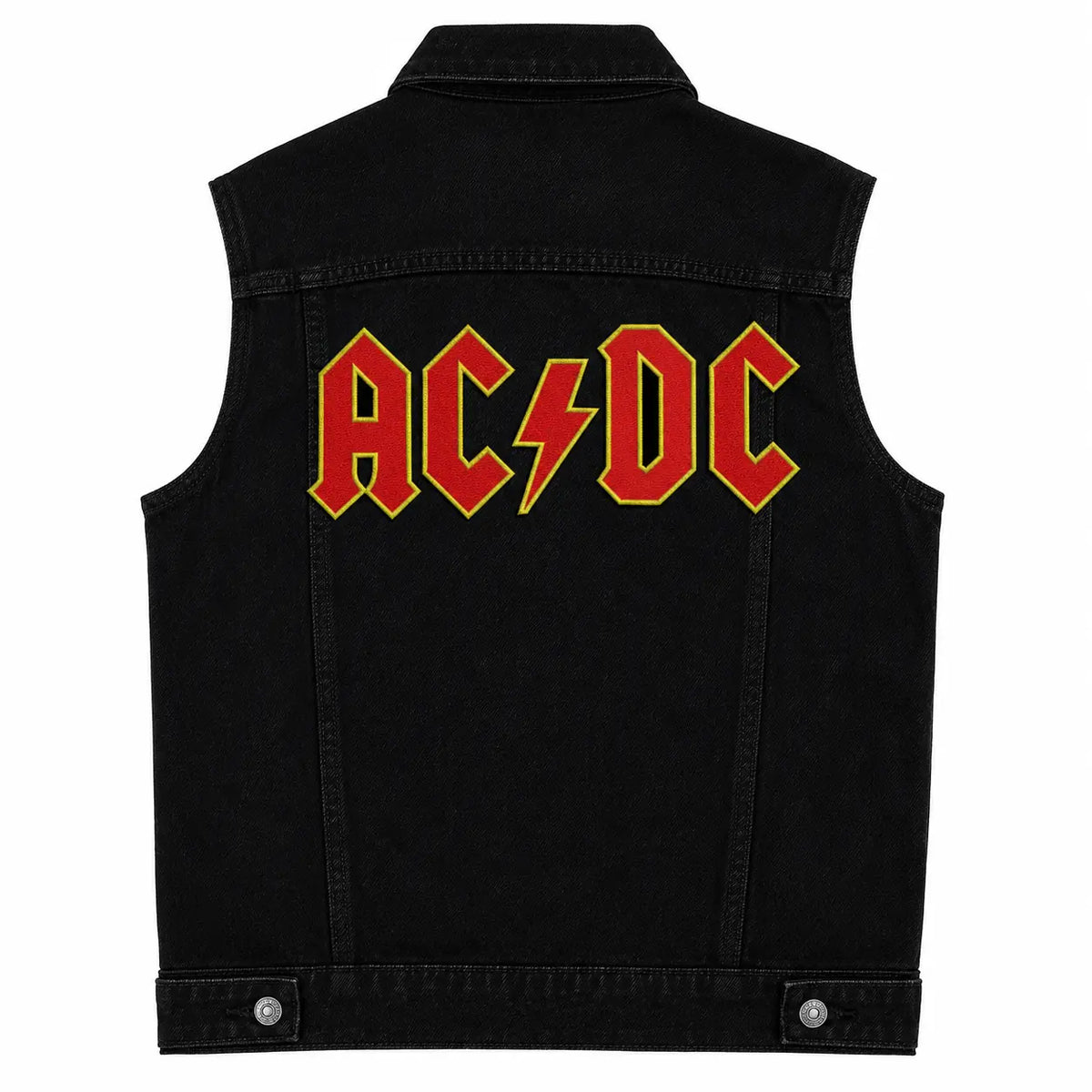 Chaleco de Mezclilla más Espaldera ACDC Hard Rock