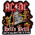 Parche Bordado hells bells ACDC Hard Rock