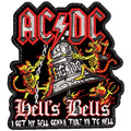 Parche Bordado hells bells ACDC Hard Rock