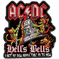 Parche Bordado hells bells ACDC Hard Rock