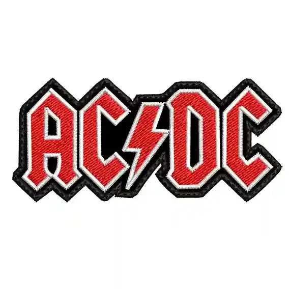 Espaldera Bordada ACDC Hard Rock