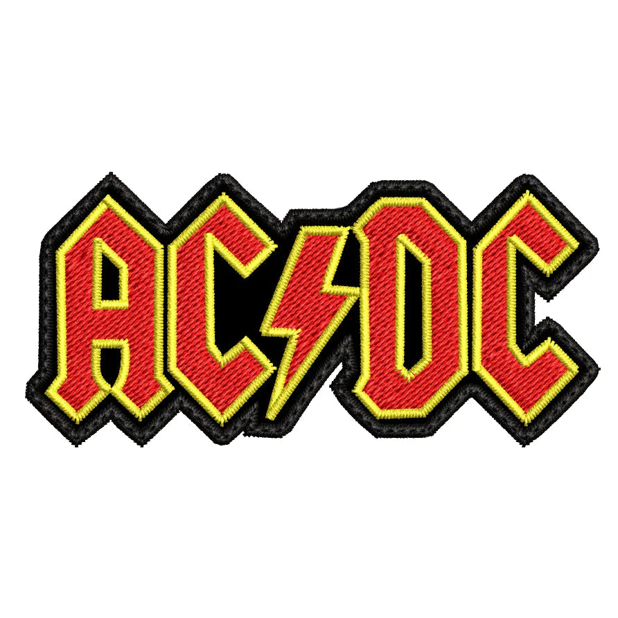 Parche Bordado Mini ACDC Hard Rock