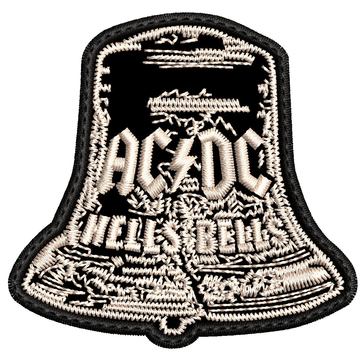 Parche Bordado Mini Hells Bells ACDC Hard Rock