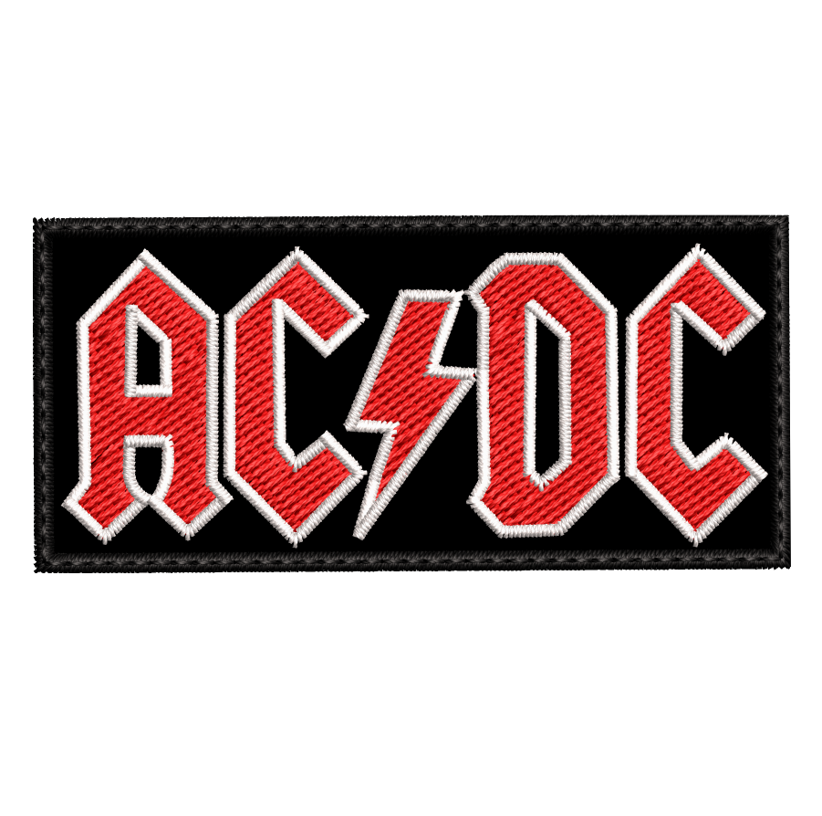 Parche Bordado Mini ACDC Hard Rock