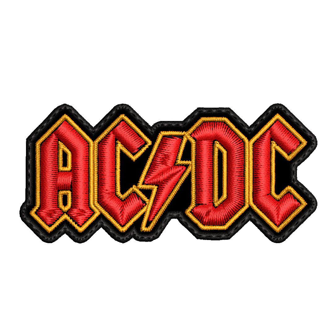 Parche Bordado Mini ACDC Hard Rock