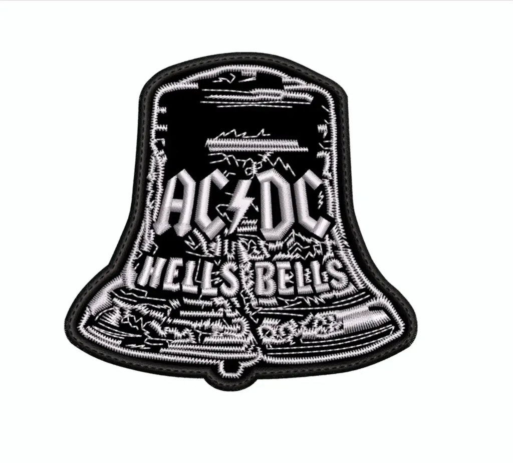 Parche Bordado hells bells ACDC Hard Rock