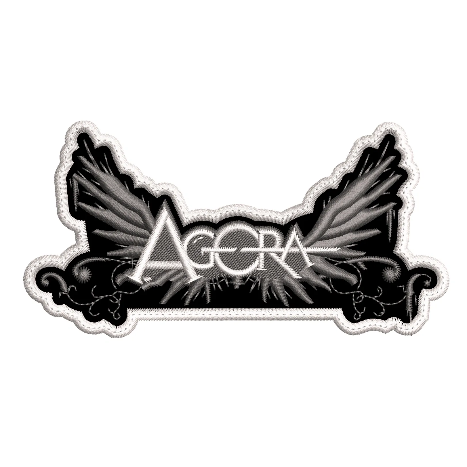 Parche Bordado AGORA Metal