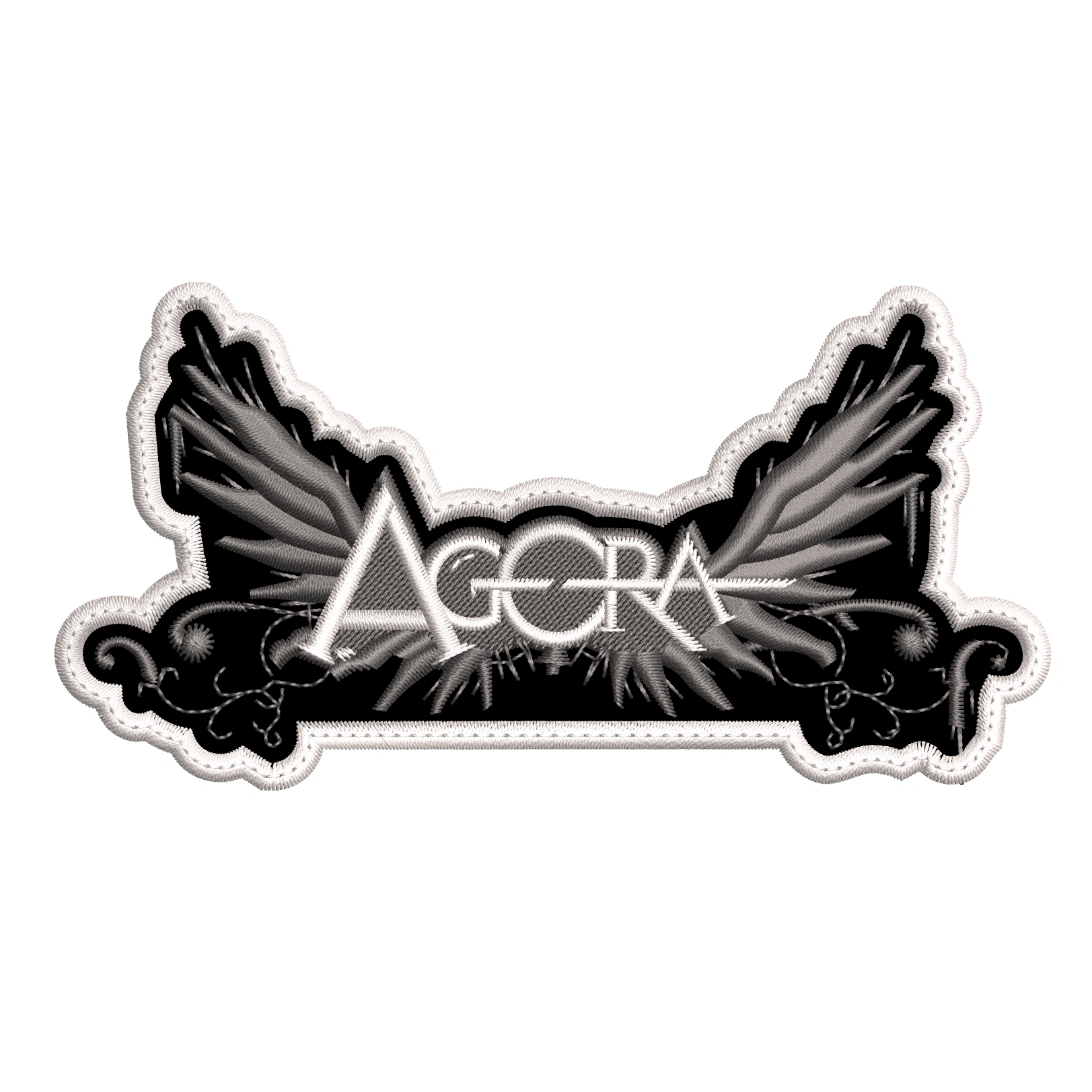 Parche Bordado AGORA Metal
