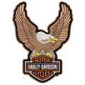 Espaldera Bordada HARLEY DAVIDSON águila