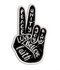 Parche Bordado AMOR Y PAZ