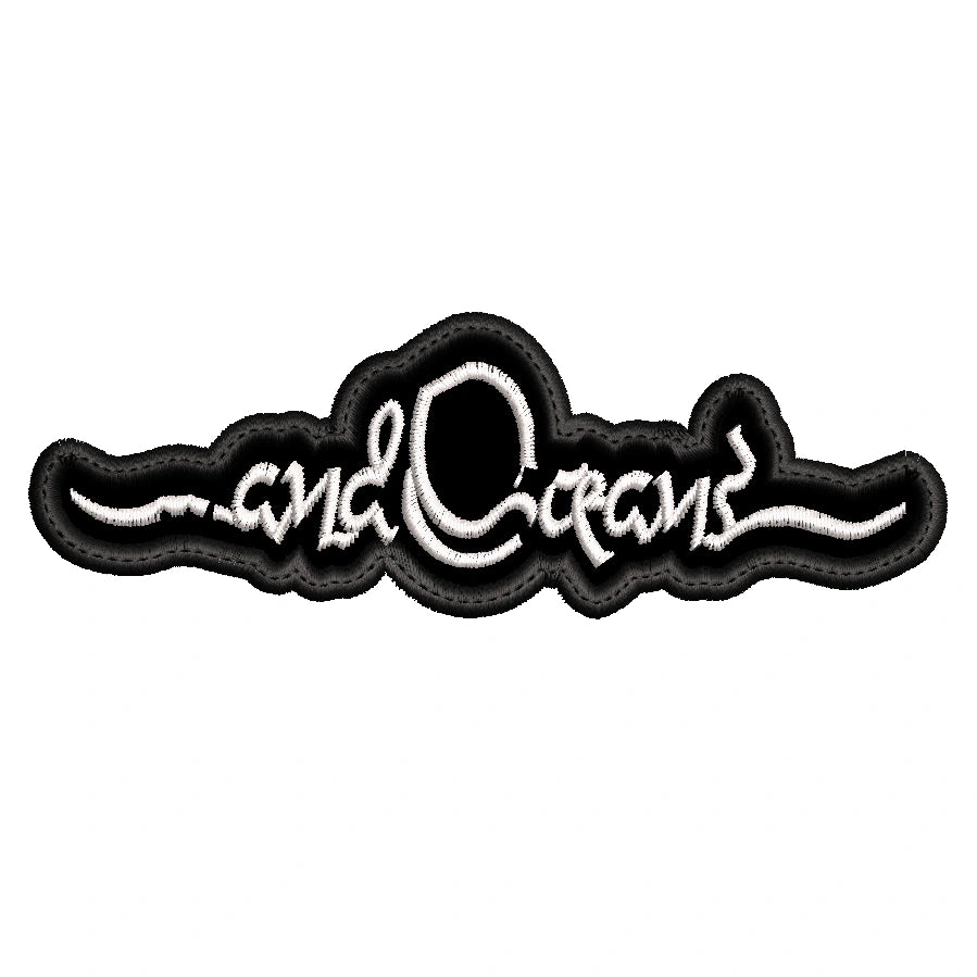 Parche Bordado AND OCEANS Black Metal