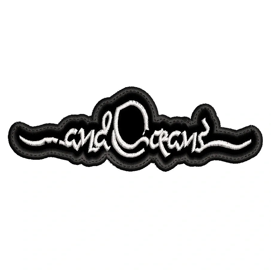 Parche Bordado AND OCEANS Black Metal