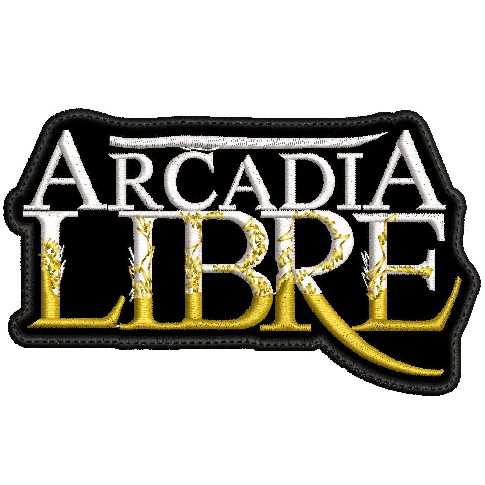 Parche Bordado ARCADIA LIBRE Metalcore