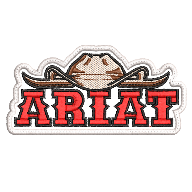 Parche Bordado ARIAT