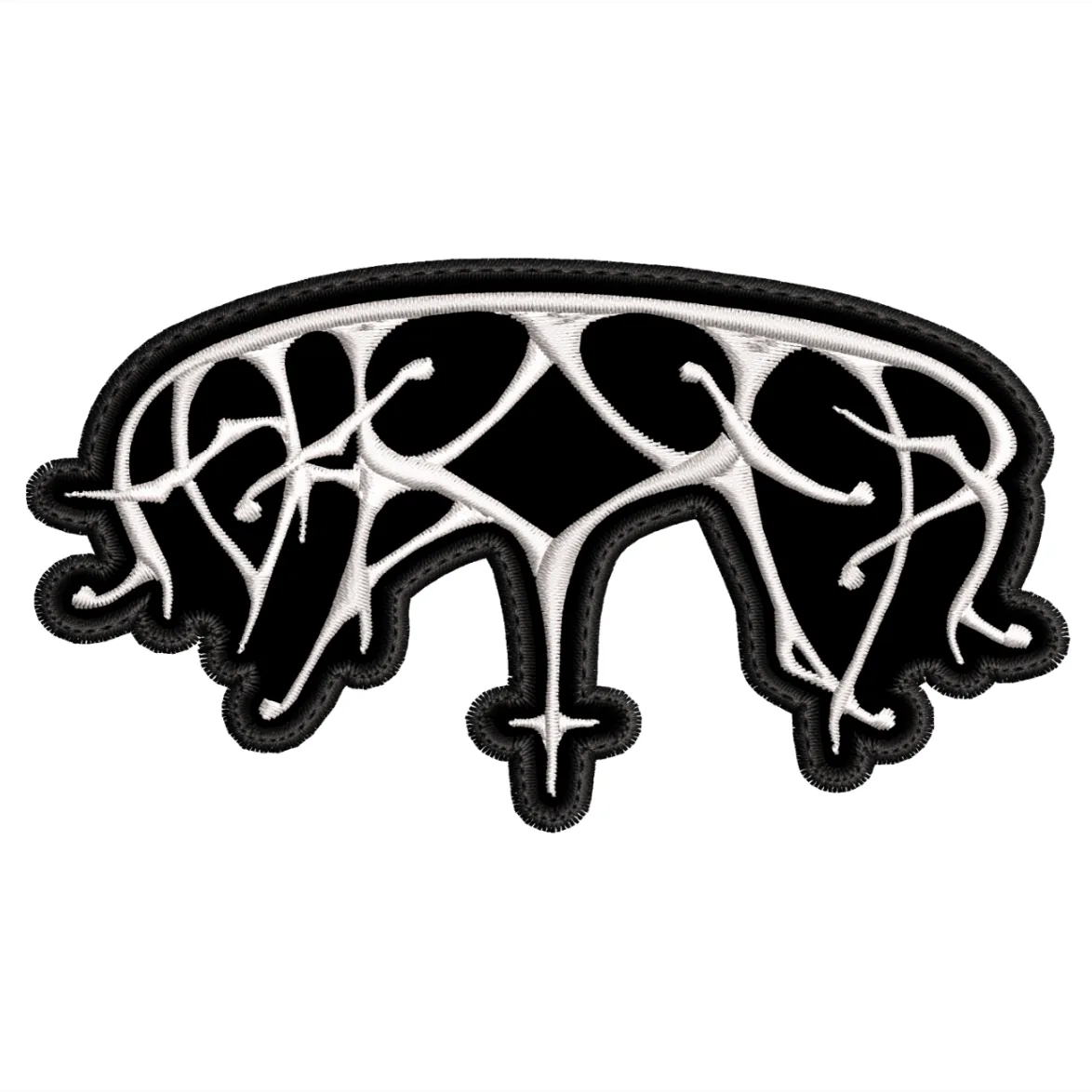 Parche Bordado ASH BORER Black Metal