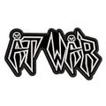 Parche Bordado AT WAR Metal
