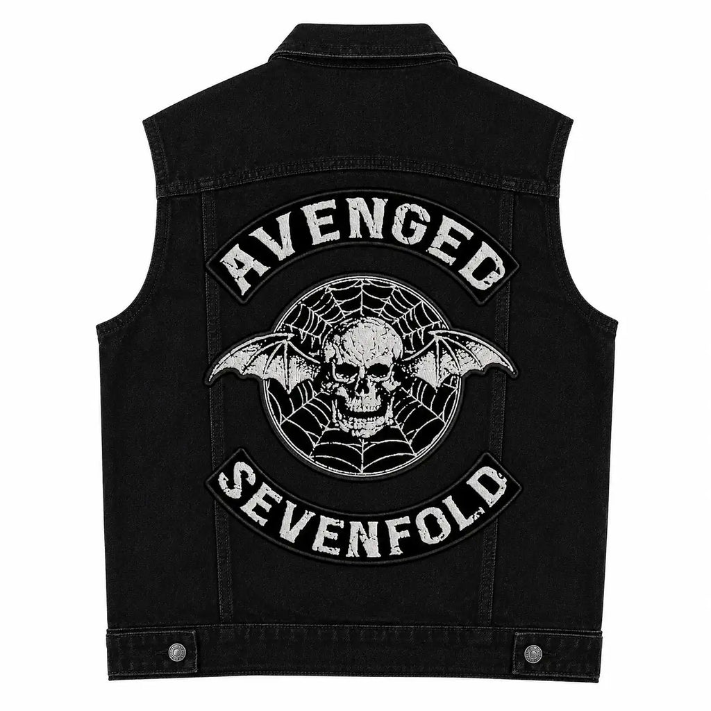 Chaleco de Mezclilla más Espaldera AVENGED SEVENFOLD Metal Progresivo