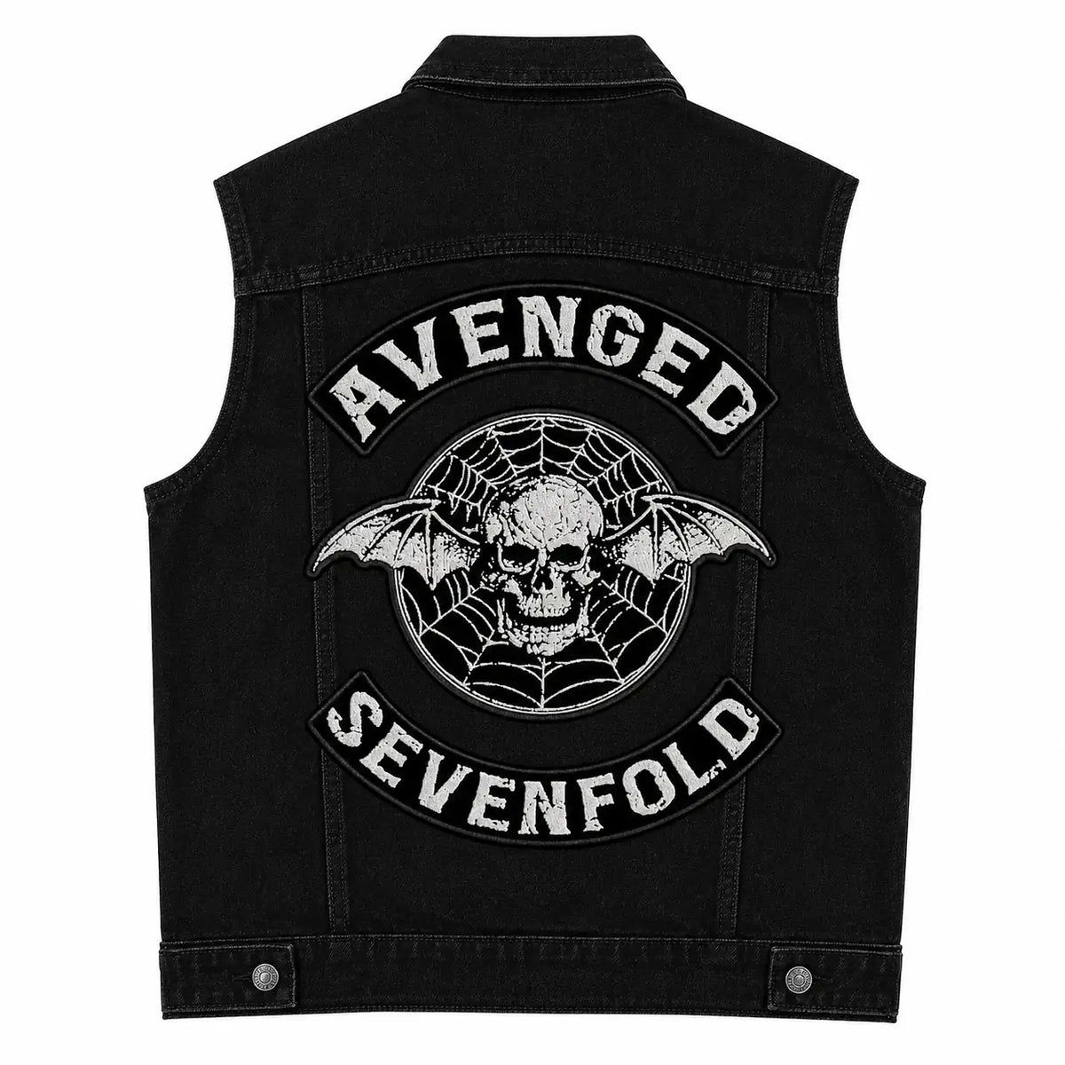 Chaleco de Mezclilla más Espaldera AVENGED SEVENFOLD Metal Progresivo