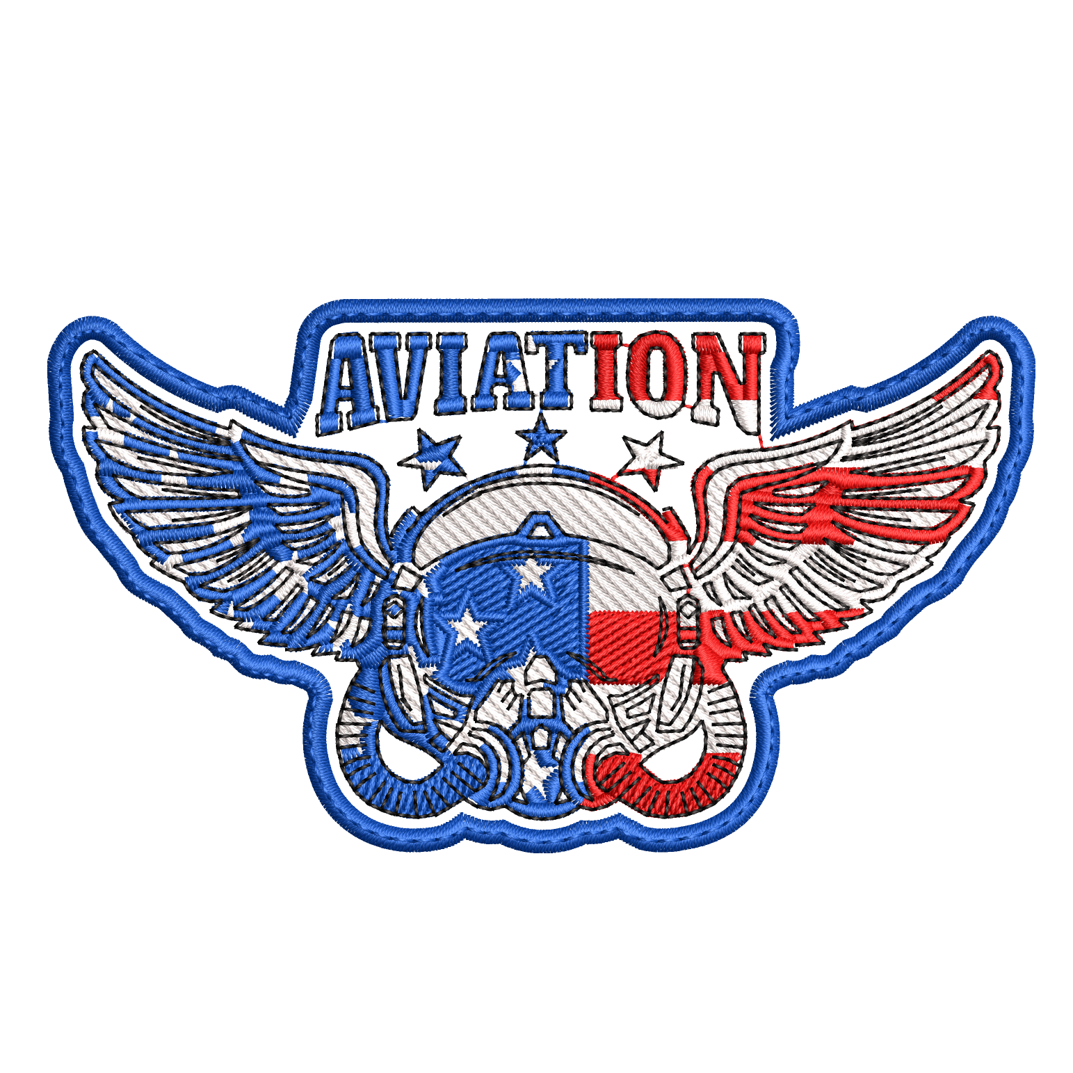 Parche Bordado AVIATION