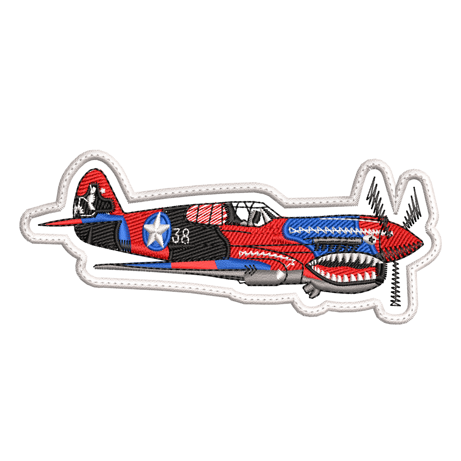 Parche Bordado AVIONETA NAVY