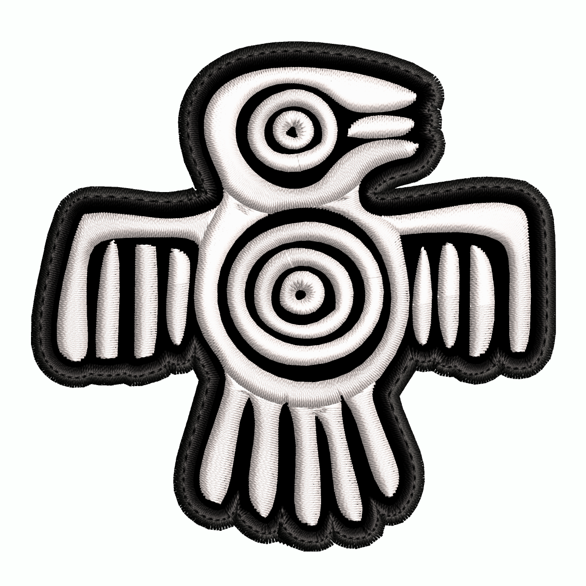 Parche Bordado AZTECA CLÁSICO