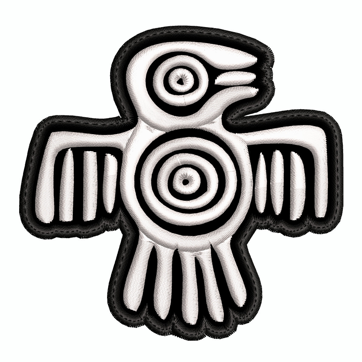 Parche Bordado PAJARO ESPIRITUAL Azteca