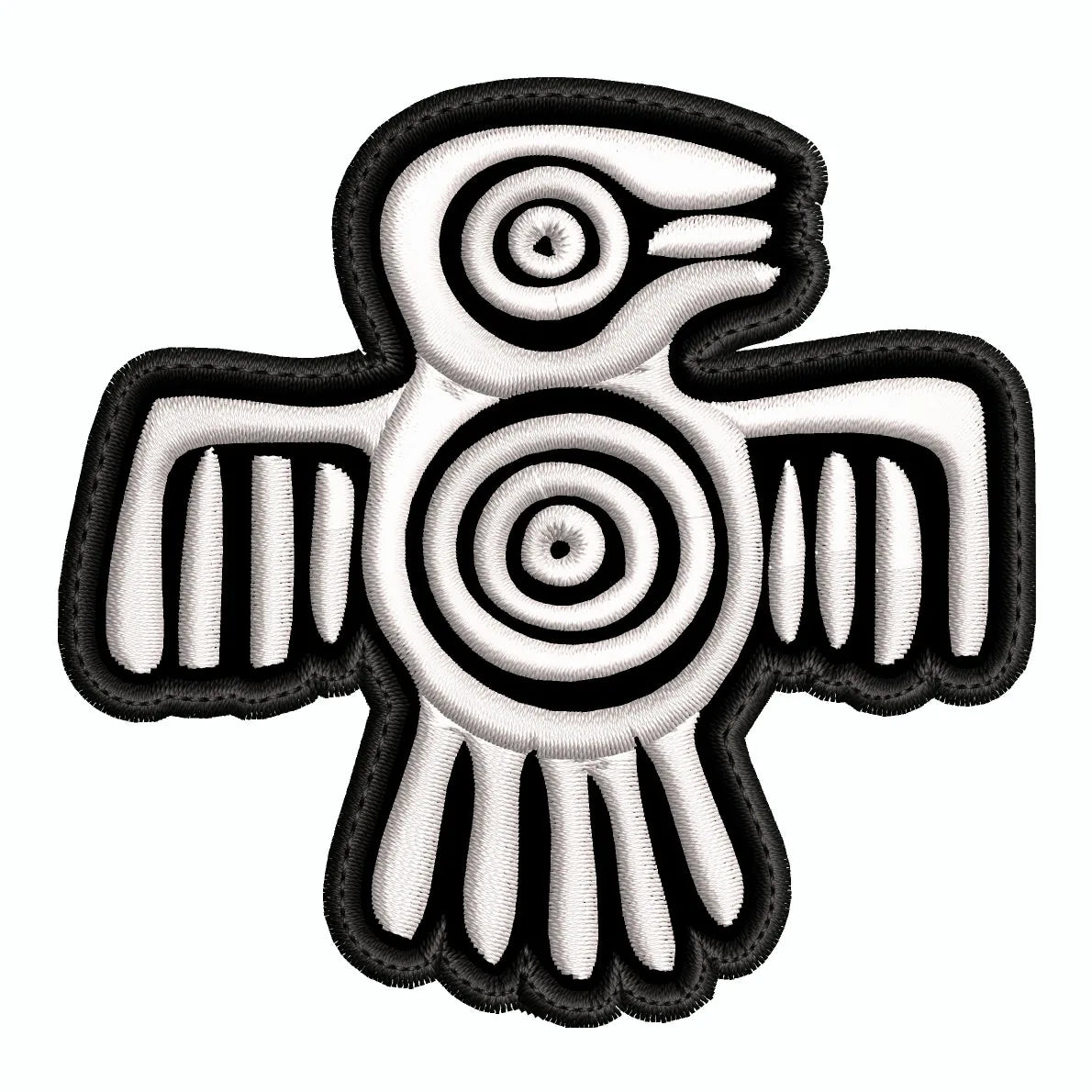 Parche Bordado PAJARO ESPIRITUAL Azteca