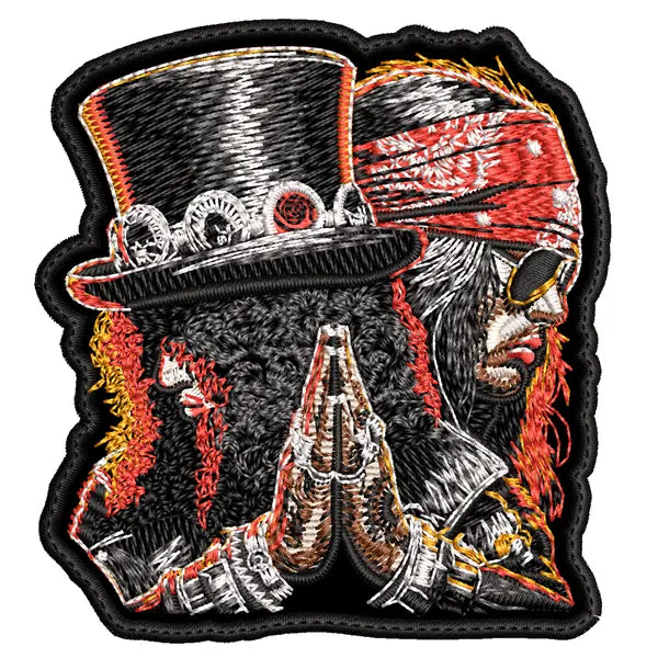Parche Bordado Axl Rose y Slash GUNS N ROSES Hard Rock