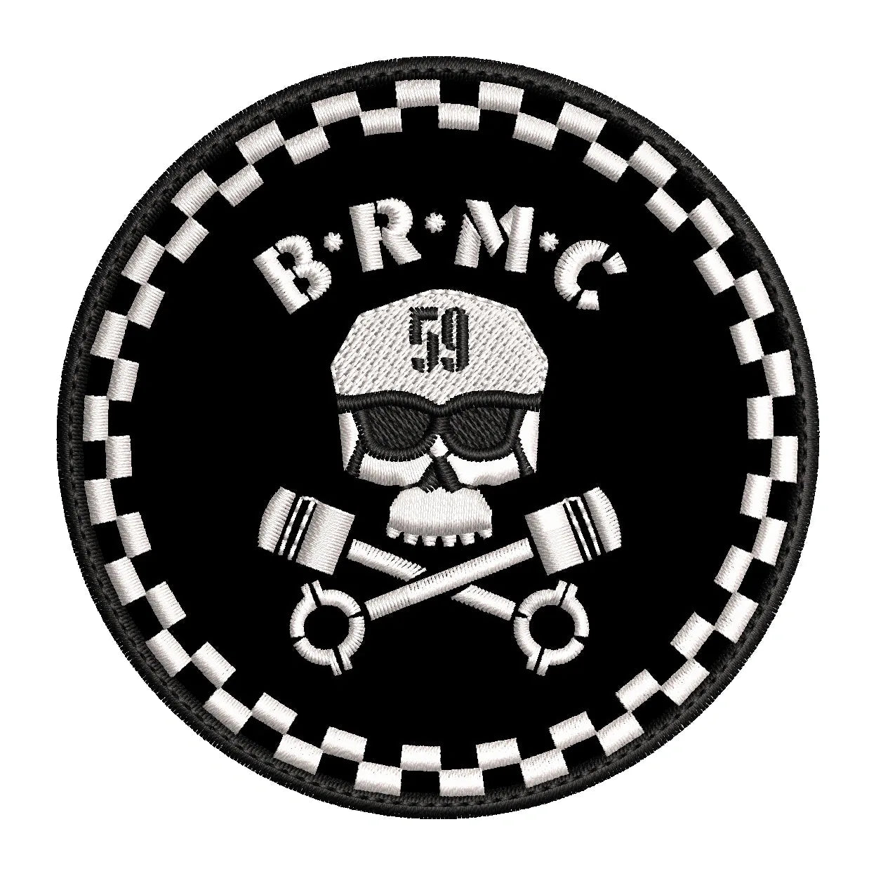 Parche Bordado B.R.M.C. 59 Black Rebels Motorcycle Club