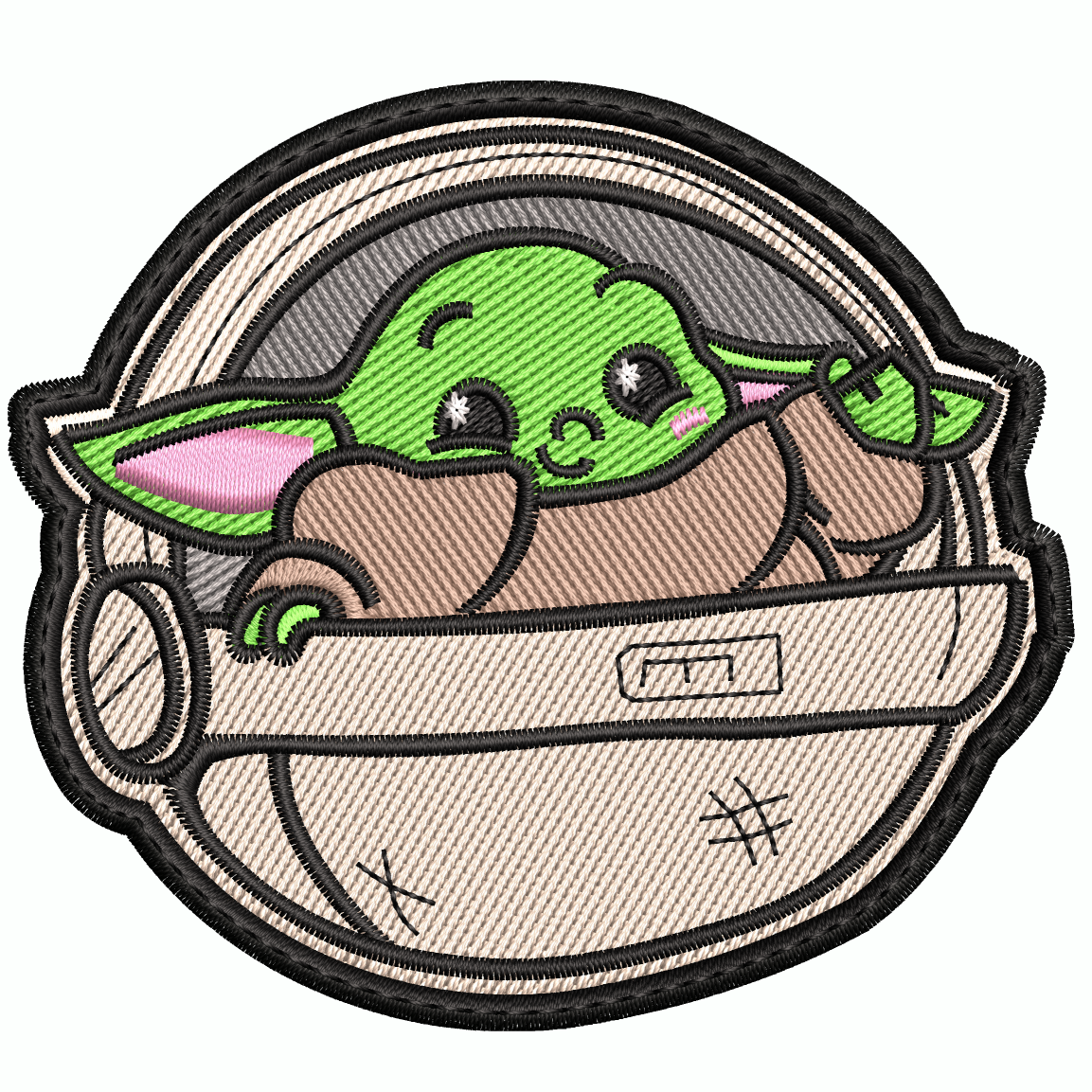 Parche Bordado BABY YODA Star Wars