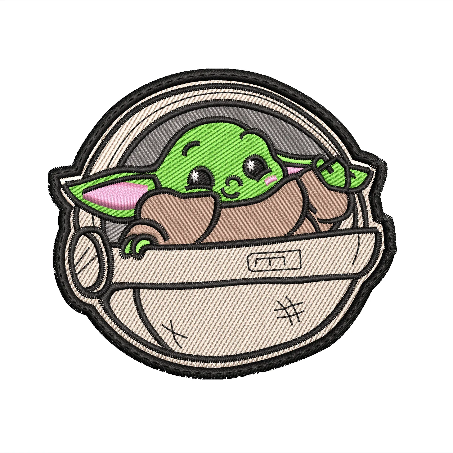 Parche Bordado BABY YODA Star Wars