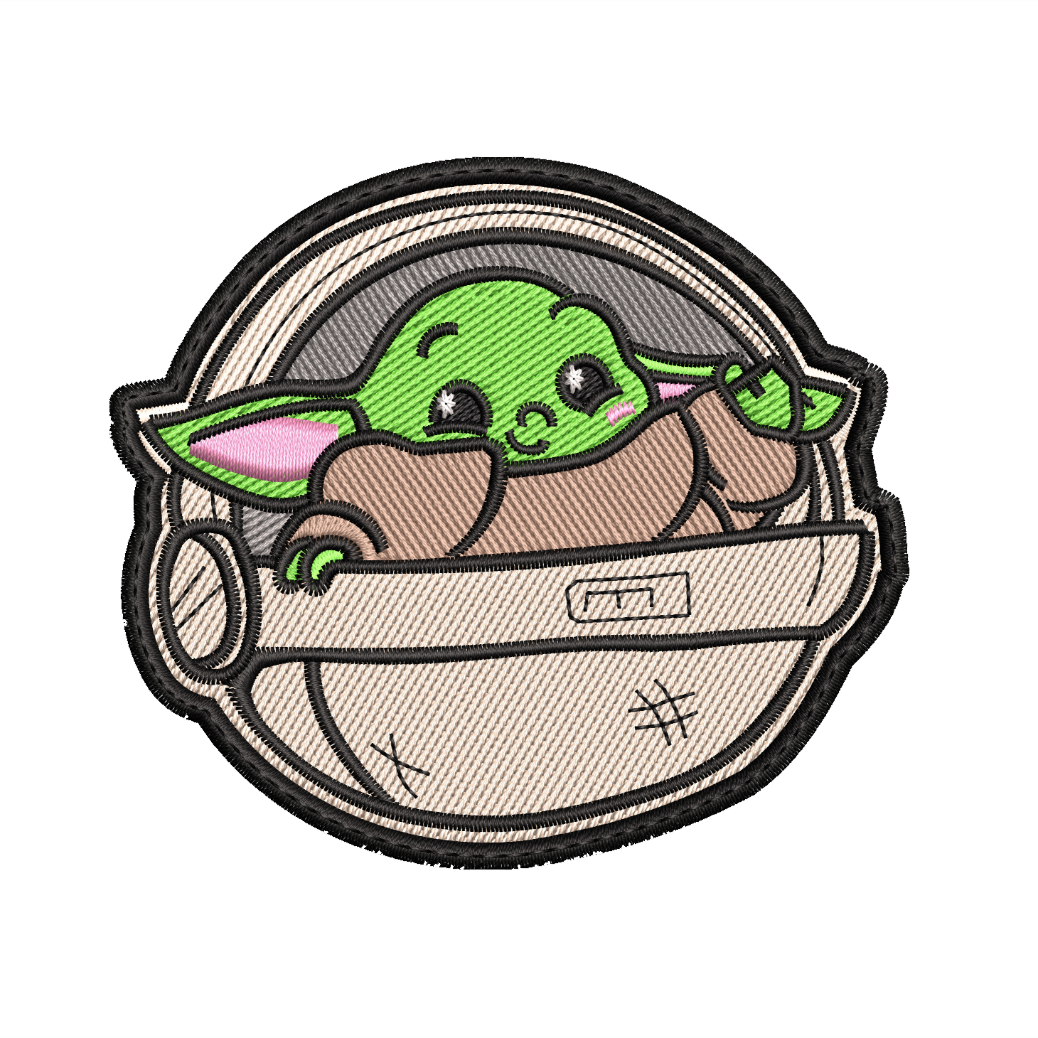 Parche Bordado BABY YODA Star Wars