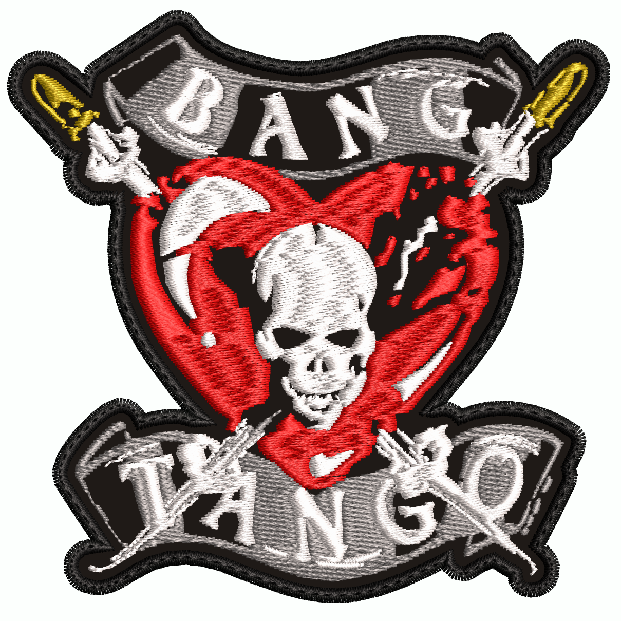 Parche Bordado BANG TANGO Hard Rock
