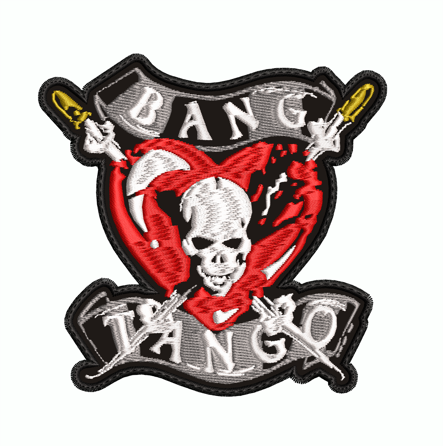Parche Bordado BANG TANGO Hard Rock