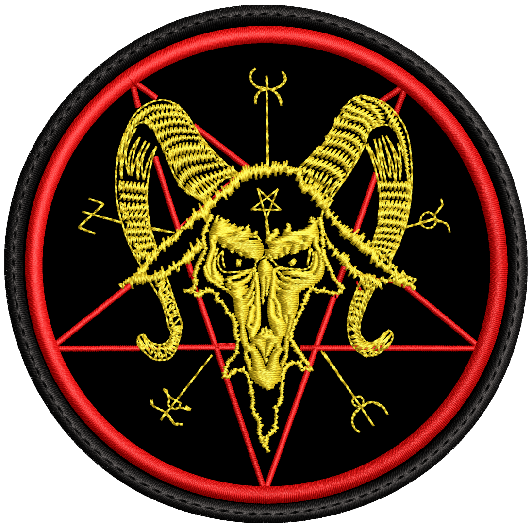 Parche Bordado BAPHOMET Death Metal