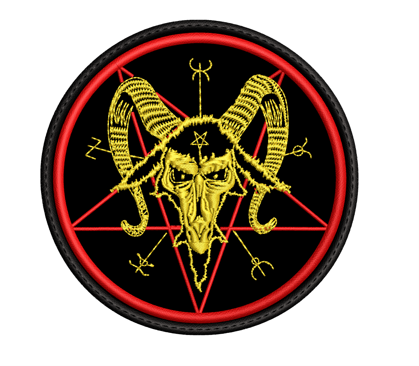 Parche Bordado BAPHOMET Death Metal