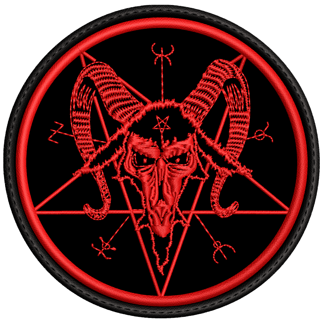 Parche Bordado BAPHOMET Death Metal