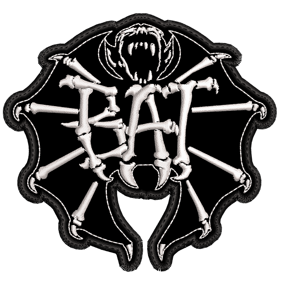Parche Bordado BAT Heavy Metal