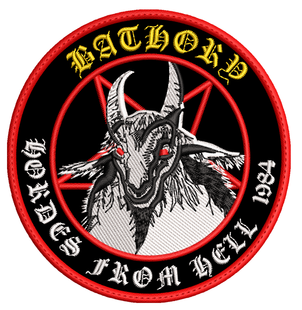 Parche Bordado BATHORY Black Metal