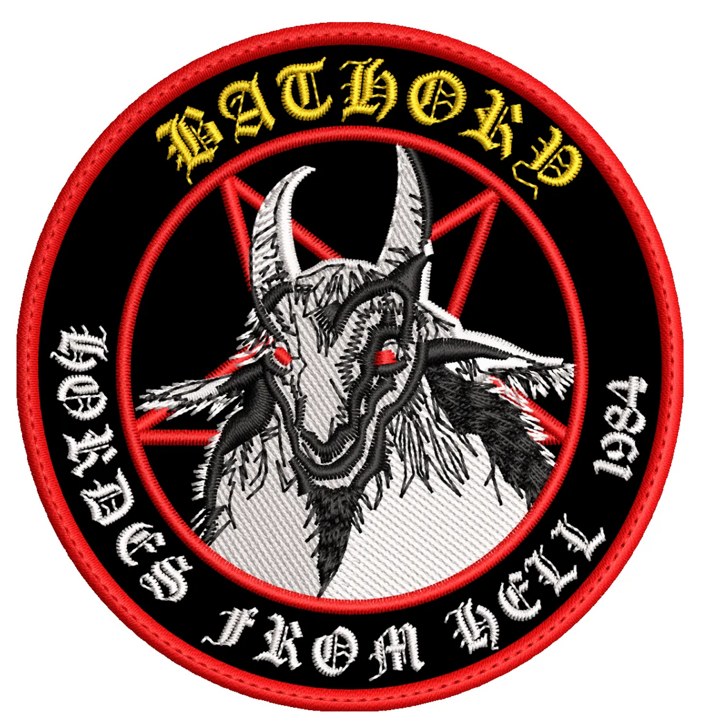 Parche Bordado BATHORY Black Metal