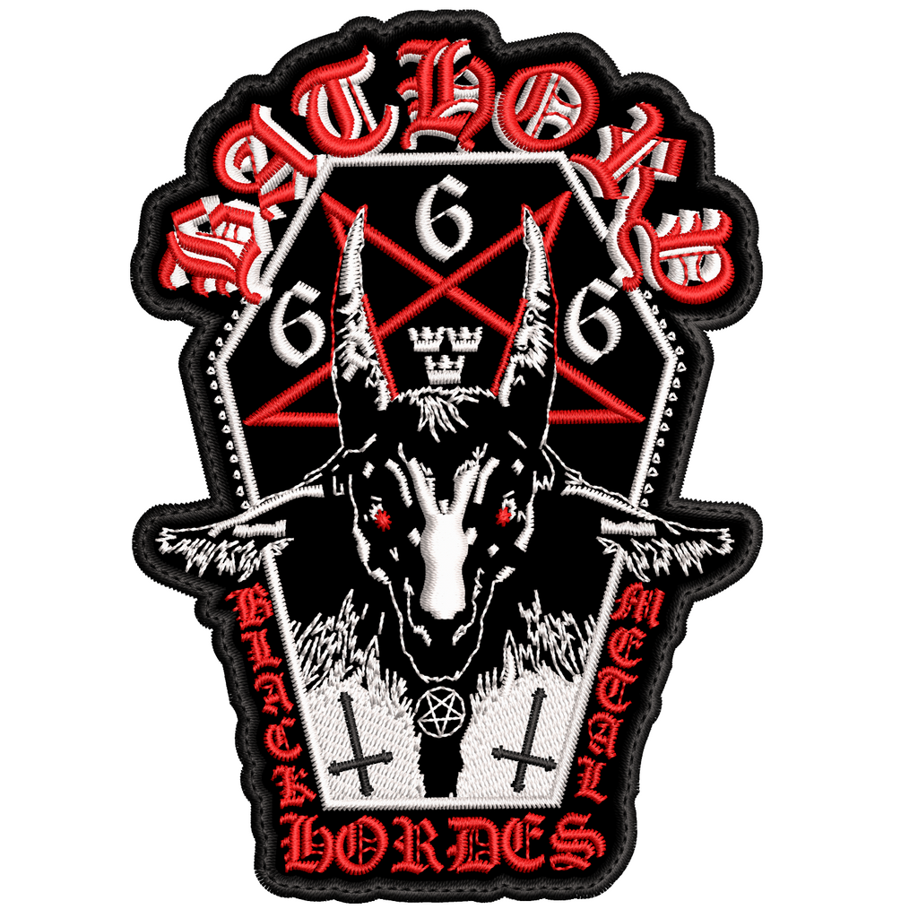 Parche Bordado BATHORY 666 Black Metal