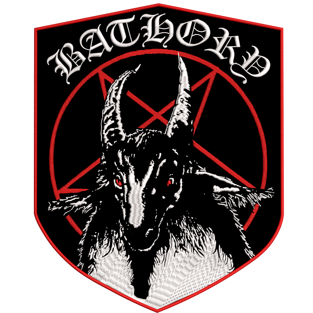 Espaldera Bordada BATHORY Black Metal